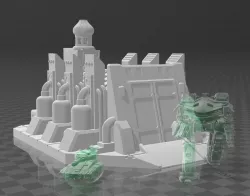 SciFi Building - CC War Factory - 6mm