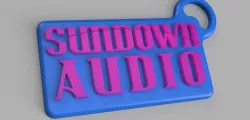 Sundown Audio Keychain