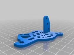 Support Bracket for Later Fan w/ BLTOUCH support for MAKERPARTS V2 ALL-METAL PRINTER