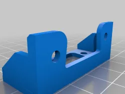 Support connecteur SUB-D 15  mâle / Mounting bracket DB15