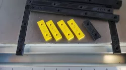 TABLE SAW SLED - BERNARDO SAW - TK 250 PRO - METRIC RUNNERS 15mm