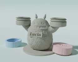Totoro Cup holder - NOT for contact lens (read description)