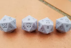 Transformers dice