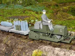 Trench railway wagons for the Crewe Tractor