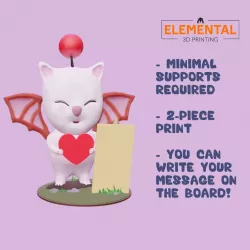 Valentine Moogle from Final Fantasy