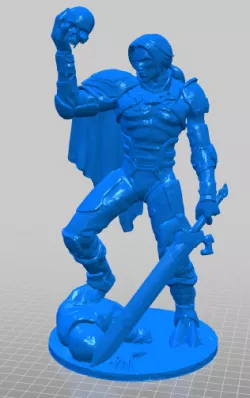 Vampire Raziel statue (Legacy of Kain Soul Reaver) model extracted from Nosgoth