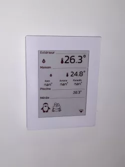 Waveshare 4.2 e-paper e-ink wall mounted display case