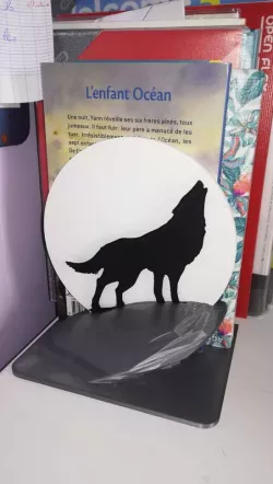 Wolf Book stand - Presse livre loup