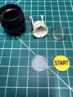 WPC pinball start button insert