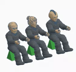 28mm Sitting Figures