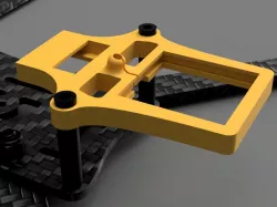 AC4 rear mount for unify vtx, antenna and BN-220 GPS
