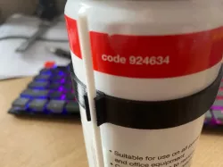 Air Duster Straw Holder