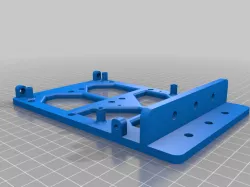 AM8 Electronics holder with MOSFET and Raspberry Pi mounts