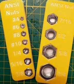 ANSI Hex Nut Sizer
