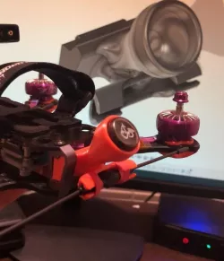 Armattan Marmotte Badger Caddx Vista and TBS Immortal T Antenna Mount