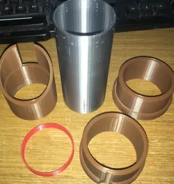 B7 muzzle parts and rear barrel ring