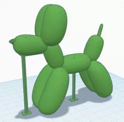 Baloon Dog + Support