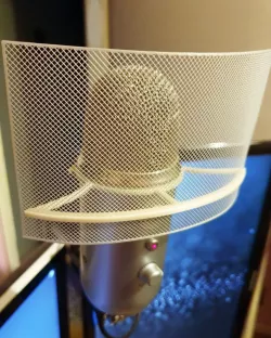 Blue Yeti fully 3D printable pop filter