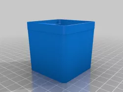 Box with Label (parameterized, FreeCAD)
