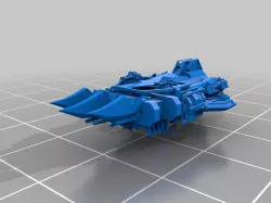 Brute Ram ship for Ork Fleets in battlefleet Gothic