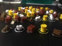 Catan Resource Card Tokens