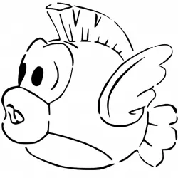 Cheep Cheep stencil