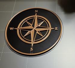 Compass Rose - 3D Model by hdpoly