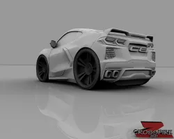 Corvette C8 Comic-Car