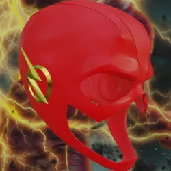 CW Flash Inspired Helmet 