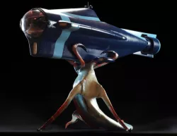 Cyclops vs Reaper (Subnautica fanart)
