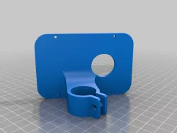 Davega Screen Mount with Stormcore Button for Handlebar