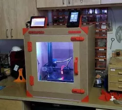 Ender 3 v2 Printer Enclosure: 3D Print-o-Vision Case model Nicoltron 3000