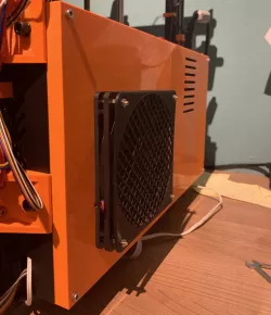 Ender 5 (Pro) Electronics Box Replacement Lid with 120mm fan and 10mm more space