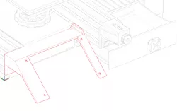 Ender3 V2 LCD-Panel by otioss LEFT SIDE