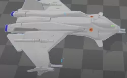 Gladius - Star Citizen reworked Thrusters & Exhaust