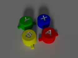 GPi Case replacement ABXY buttons