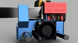 Hercules - QIDI X-Max Carriage for BMG & Dragon / E3D V6