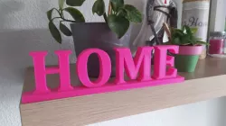 HOME Word Decoration