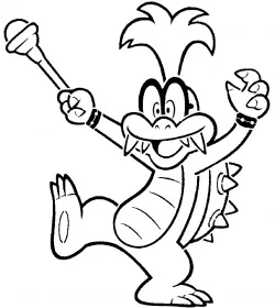 Iggy Koopa stencil