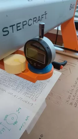 Indicator holder for Stepcraft cnc