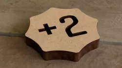 Infinity Gauntlet Power Token, Laser Cut