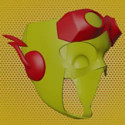 Kid Flash Inspired Helmet 