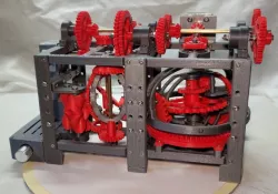 Kinetic 5 - The dance of gears