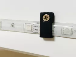 LED strip clamp clip holder