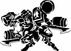 LOL Chogath stencil