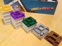 Lords of Vegas + Up Expansion - Organizer, Tiles, Trays