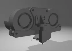 Micro Swiss Hotend Cooling for Ender5+ (PROTOTYPE 'Little Weener')