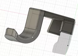 Monitor hook for headphones