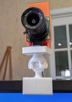 Monitor Mount for Raspberry Pi HQ Camera