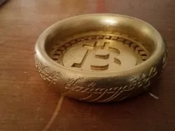 My Precious Bitcoin key bowl